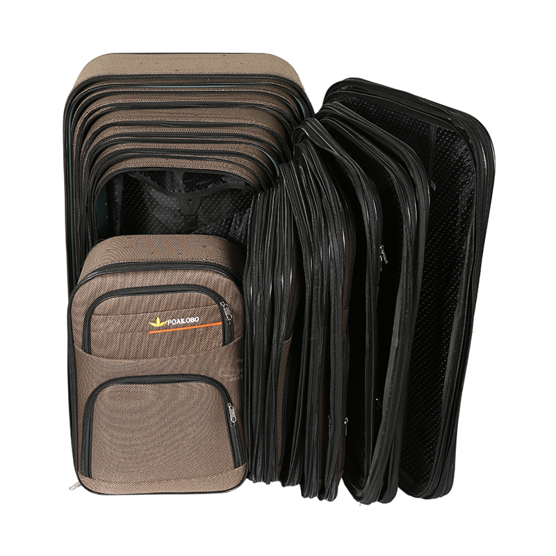 12-Piece Set Of Semi-Finished Twill Honeycomb Board Fabric Suitcase With Multi-Functional Storage