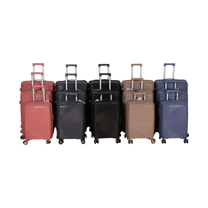 20/24/28 Inch Explosion-Proof Zipper PP Luggage with Password Lock And Universal Wheels